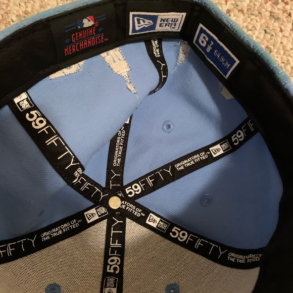 New Era New York Yankees Fitted Hat Size 6 7/8 - Picture 5 of 6